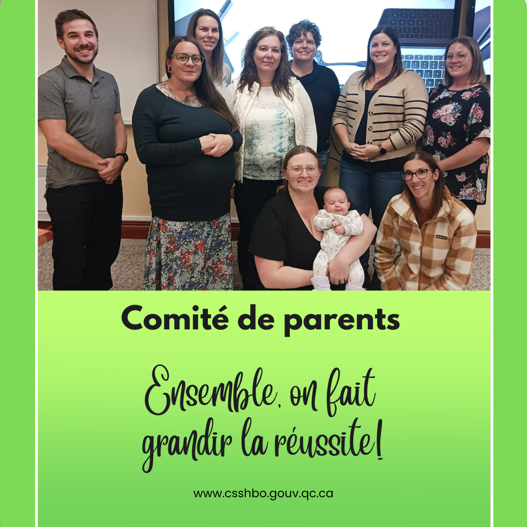 Comité de parents 2025-2026 : Ensemble, on fait grandir la réussite !