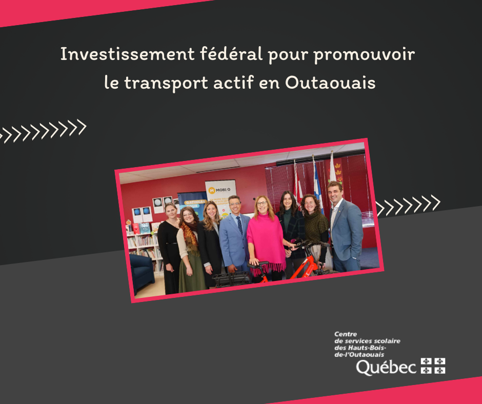 Investissement fédéral pour promouvoir le transport actif