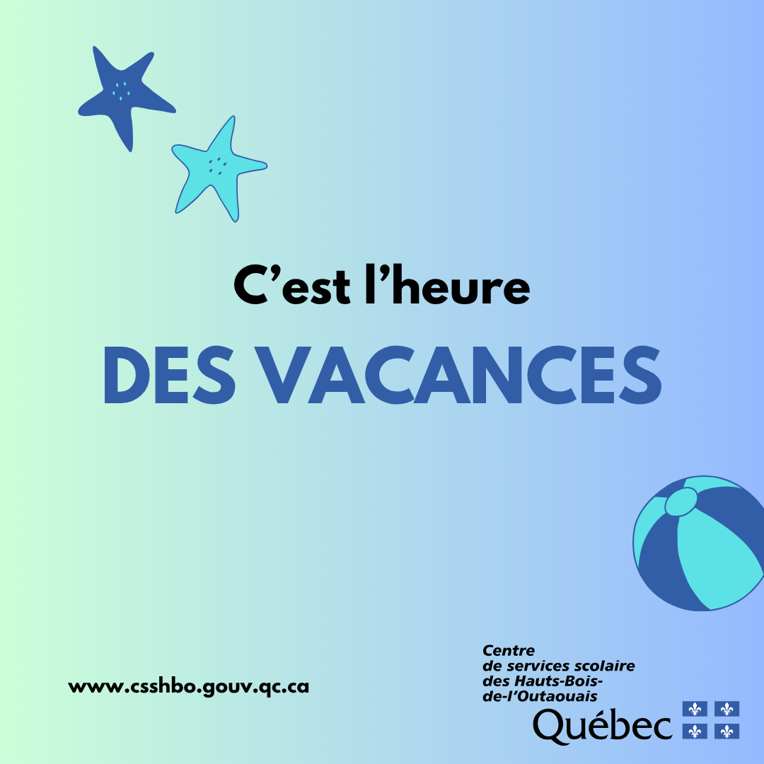 Bonnes vacances !