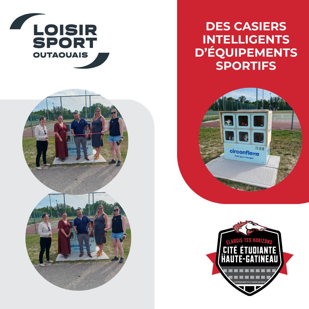 DES CASIERS INTELLIGENTS D’ÉQUIPEMENTS SPORTIFS EN LIBRE-SERVICE À LA CÉHG!