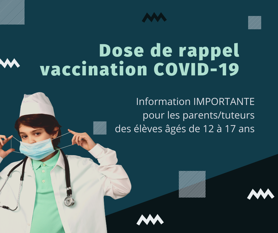 Dose de rappel – vaccination COVID-19