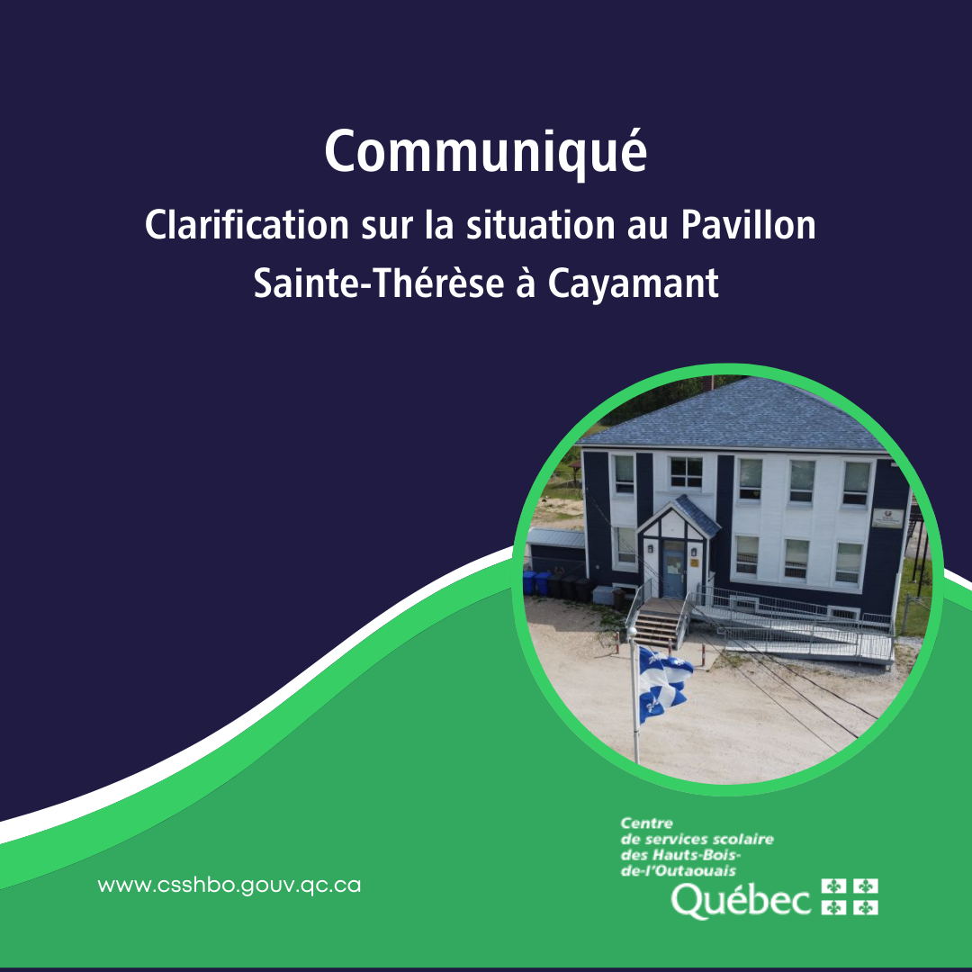 Clarification sur la situation au Pavillon Sainte-Thérèse à Cayamant