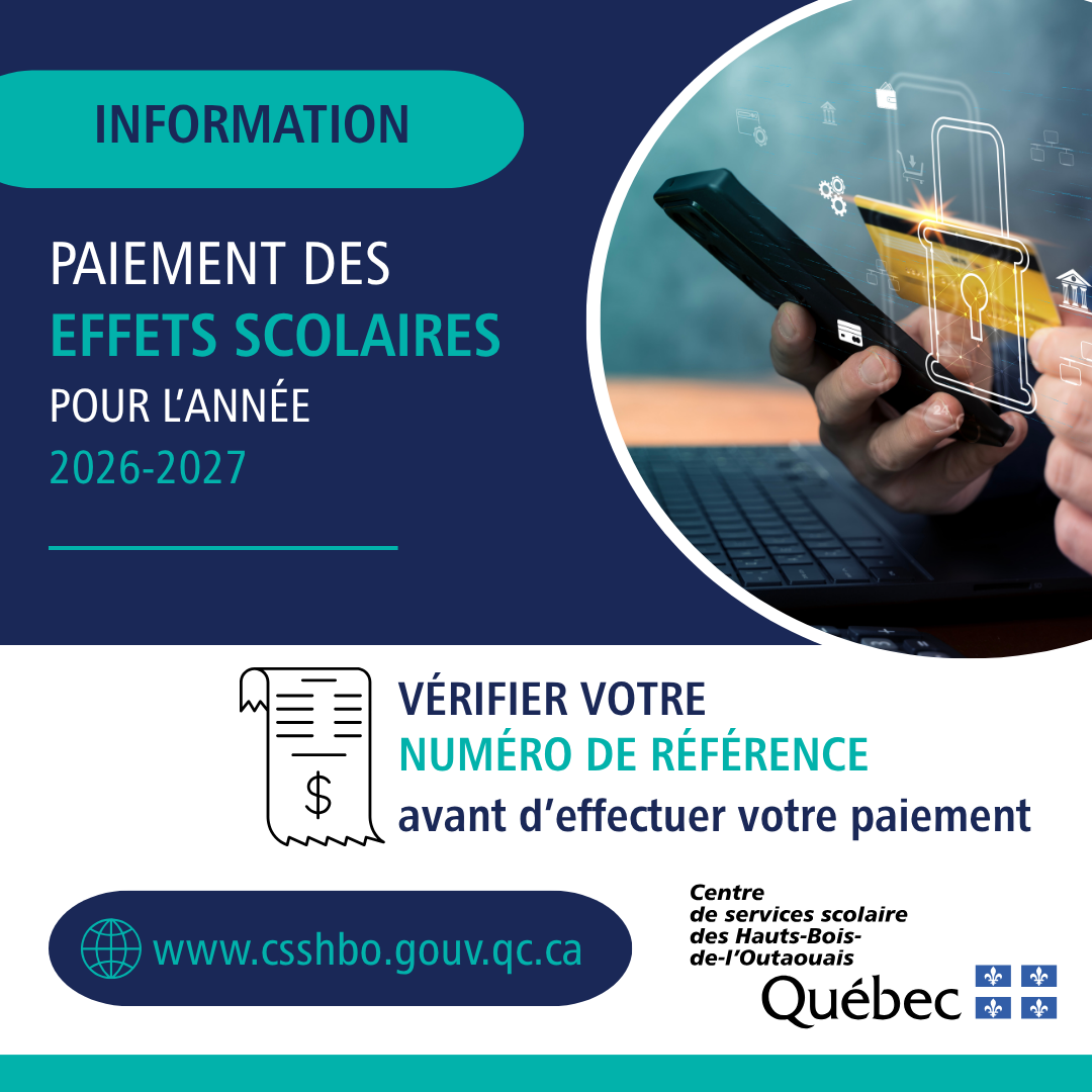 Paiement des effets scolaires : Vérifiez votre numéro de référence avant d’effectuer votre paiement
