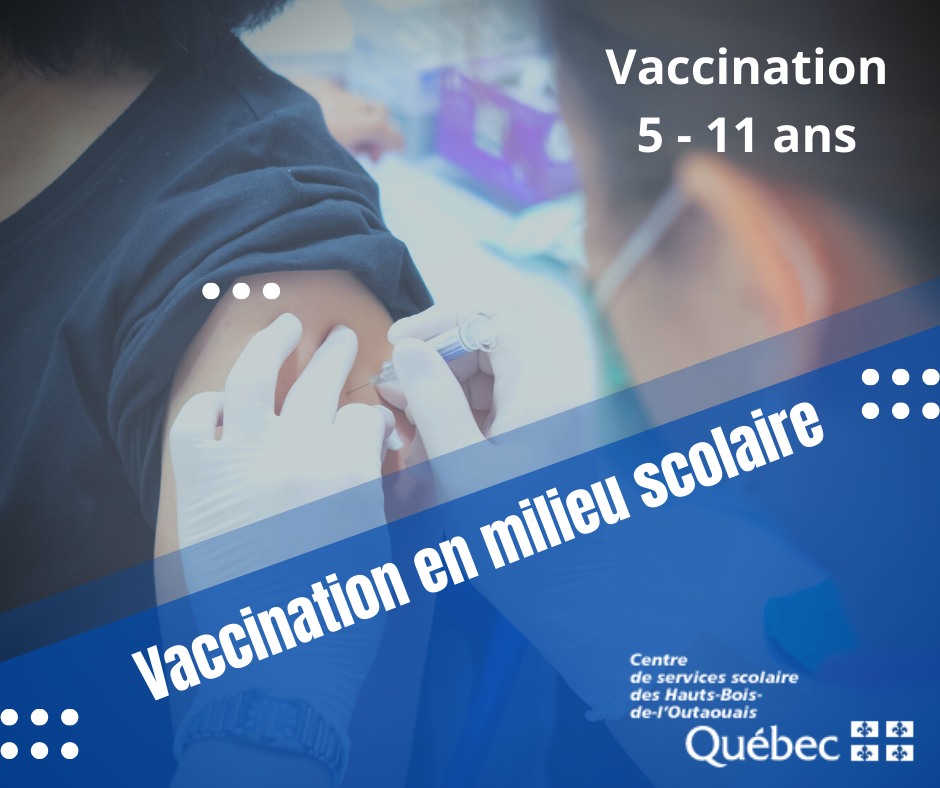 Vaccination des enfants 5 à 11 ans
