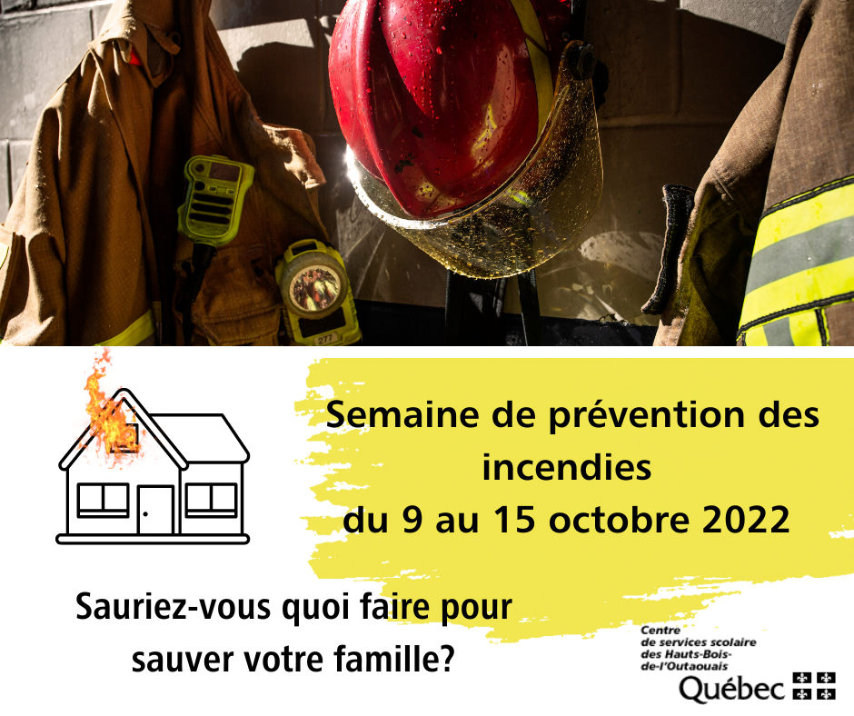 Semaine de prévention des incendies : du 9 au 15 octobre 2022