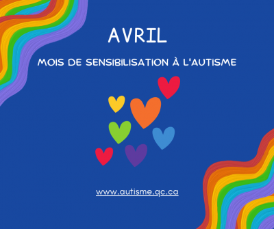 Avril est le mois de l’autisme et la Journée mondiale de sensibilisation est le 2 avril
