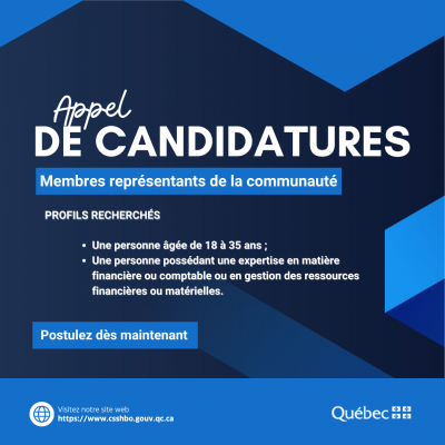 Postes à pourvoir au sein du conseil d'administration