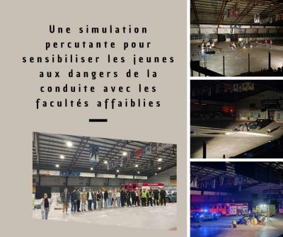 Une simulation percutante pour sensibiliser les jeunes aux dangers de la conduite avec les facultés affaiblies
