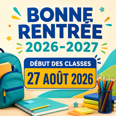 Une nouvelle année scolaire qui commence : bonne rentrée à toutes et à tous
