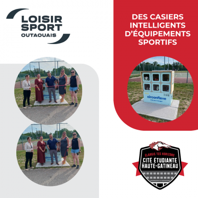 DES CASIERS INTELLIGENTS D’ÉQUIPEMENTS SPORTIFS EN LIBRE-SERVICE À LA CÉHG!