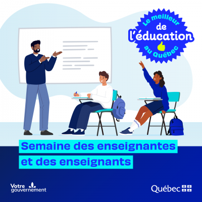 Semaine québécoise des enseignantes et des enseignants