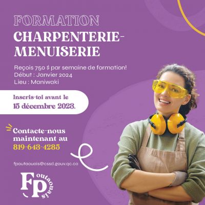 Formation charpenterie-menuiserie