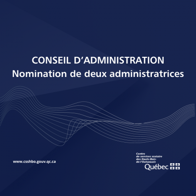 CONSEIL D’ADMINISTRATION – Nomination de deux administratrices