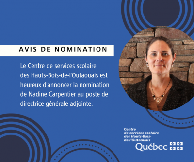 Nomination d’une direction générale adjointe