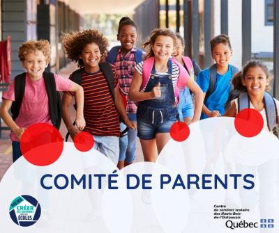 Nouveau comité de parents 2021-2022 du Centre de services scolaire de Hauts-Bois-de-l’Outaouais
