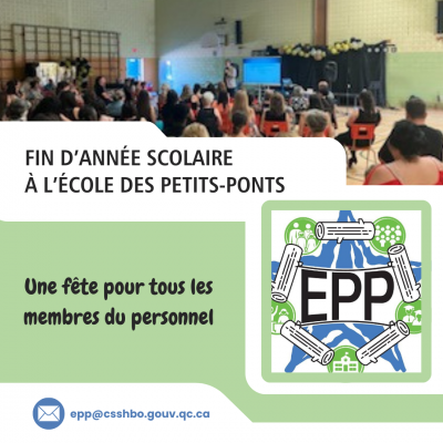 Fête de fin d’année scolaire au pavillon Poupore de l’École des Petits-Ponts